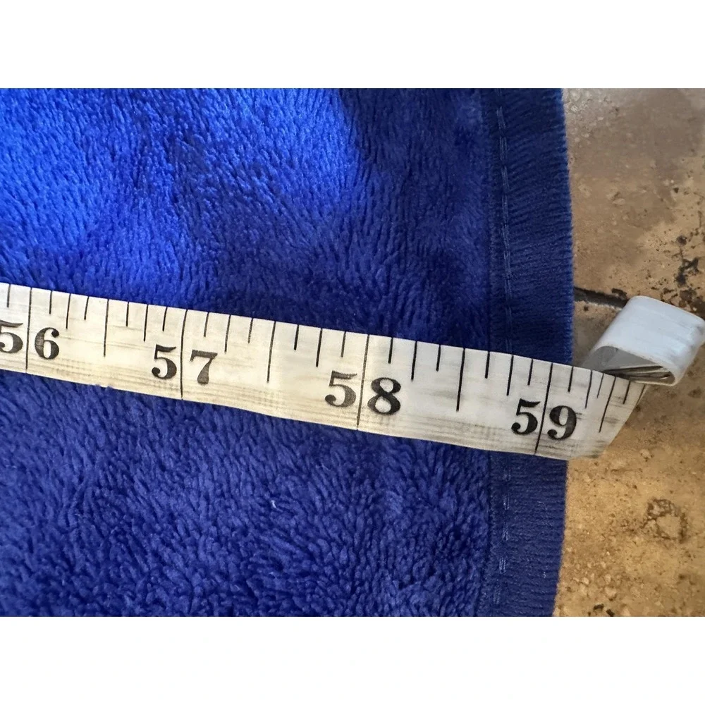 Nintendo Super Mario Bros Blanket Throw Blue Mario Luigi Stars‎ Plush Fleece